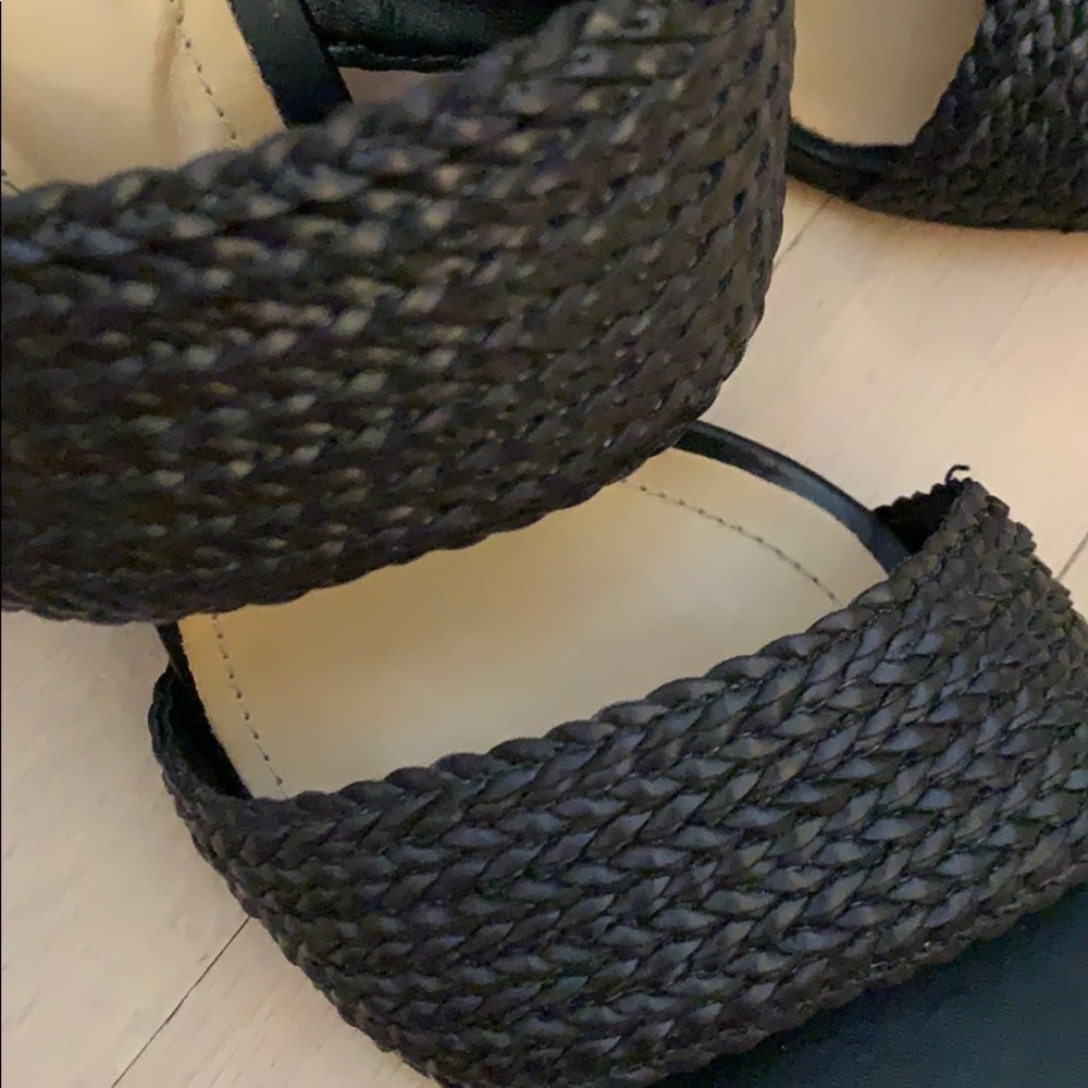 SCHUTZ Black Woven Heels - Picture 2 of 7